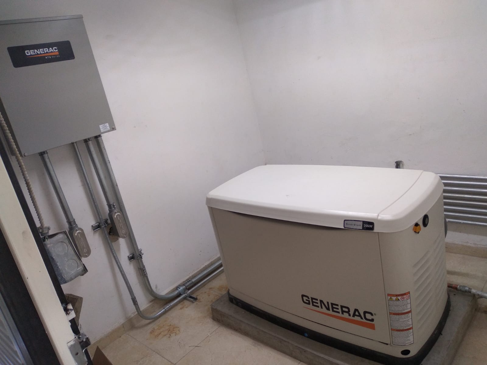 Generador Generac residencial instalado